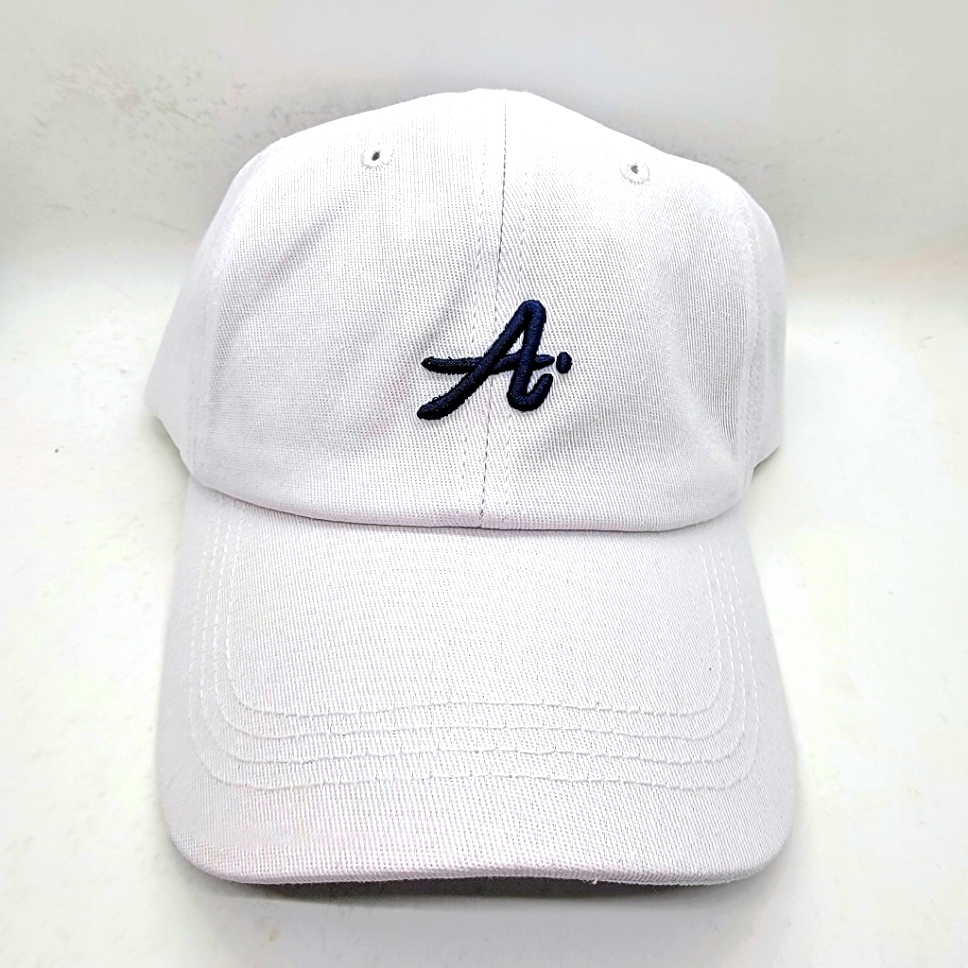 Brand New Atlanta Solid White Cap Hat Unisex